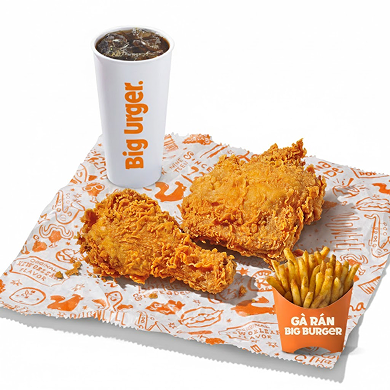 Combo Gà giòn - 2 miếng (Alacarte)