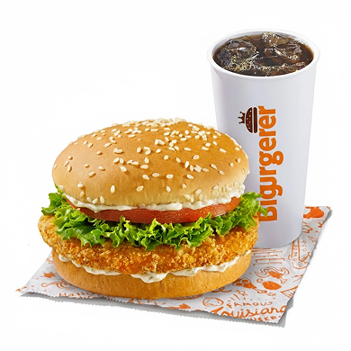 Combo Burger Gà B (Alacarte)