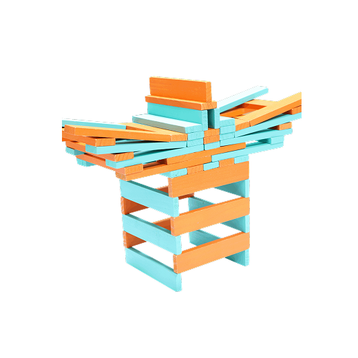 Bộ đồ chơi xếp hình gỗ