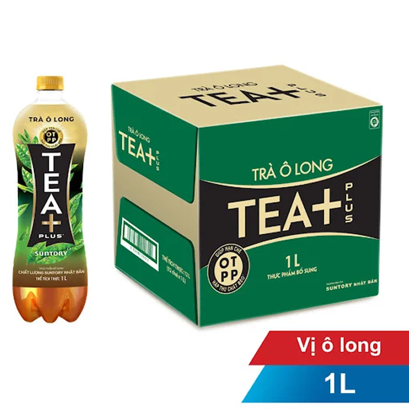 Trà Ô long Tea+ Plus chai 12x1L