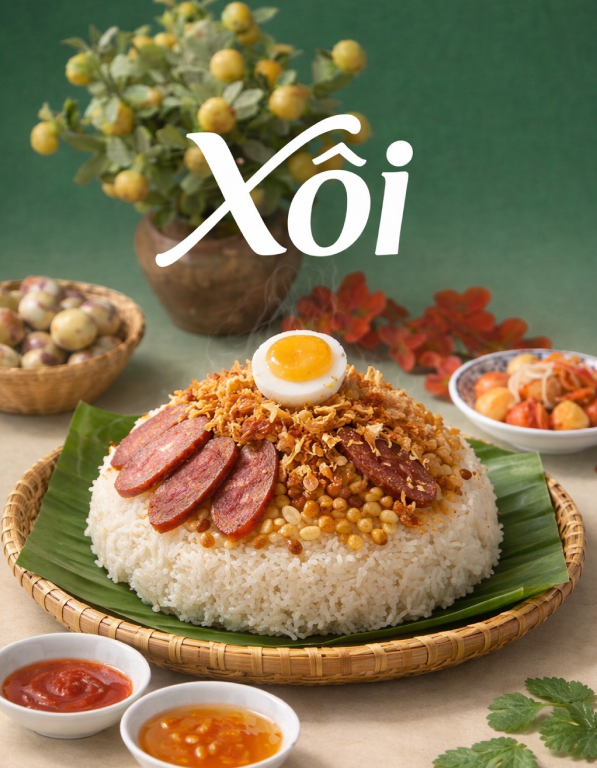 Ý nghĩa văn hóa của món Xôi ngũ sắc